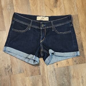 👖Hollister Dark Blue Jean Shorts